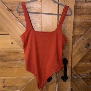 Good American Terracotta Bodysuit